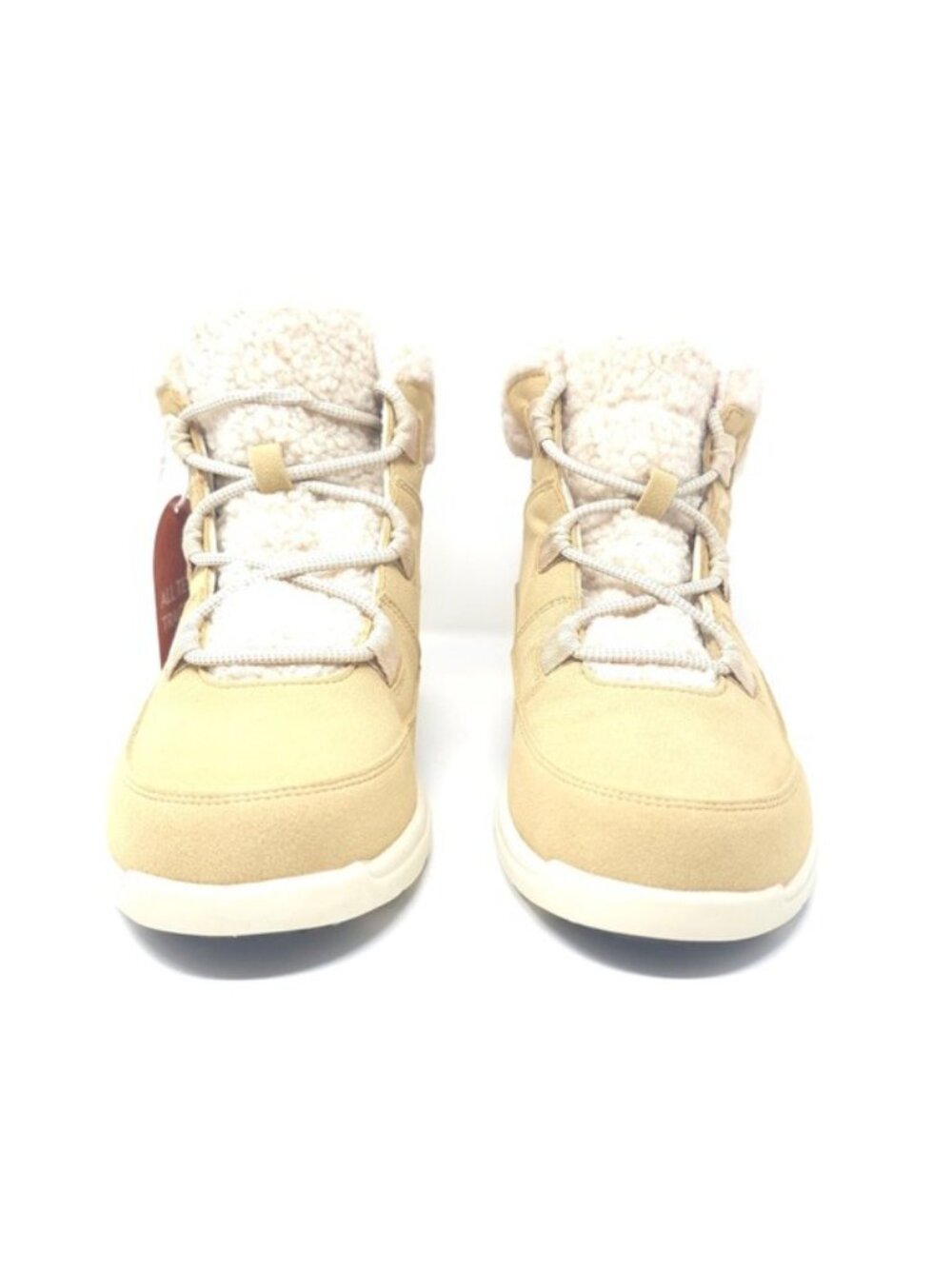 JBU Freeze Lace Up Casual Ankle Winter Boot Beige 9.5 - Picture 3 of 9